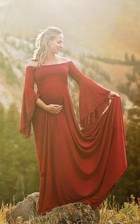 Robe de Grossesse Pour Shooting Photo