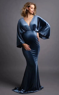 Robe photo grossesse velours