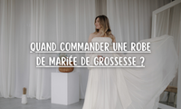 Quand commander une robe de mariée de grossesse ?