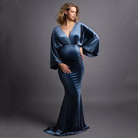 Robe photo grossesse velours
