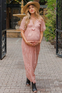Robe Longue Dentelle Grossesse
