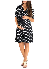 Robe Grossesse Été à Pois