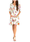 Robe Grossesse Été à Pois