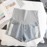 Short en Jean Grossesse Gris