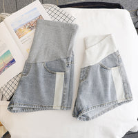 Short en Jean Grossesse Gris