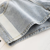 Short en Jean Grossesse Gris