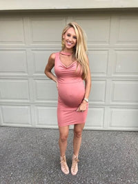 Robe de Soirée Grossesse Soie