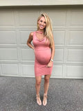 Robe de Soirée Grossesse Soie