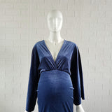 Robe photo grossesse velours