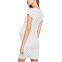 Robe Allaitement à Pois