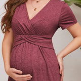 Robe Allaitement Bordeaux