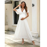 Robe de maternité longue Éclat Pure