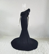 Robe Shooting Grossesse Noir Stretch