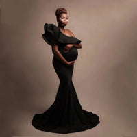 Robe Shooting Grossesse Noir Stretch