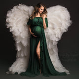 Robe Shooting Grossesse Manches Volantes