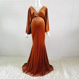Robe photo grossesse velours