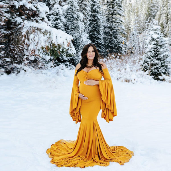 Robe Shooting Grossesse Hiver