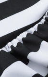 Maillot de Bain Grossesse Armature Noir Et Blanc
