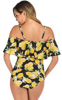 Maillot de Bain Grossesse Motif Citron