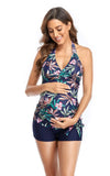 Maillot de Bain Grossesse Tankini Shorty