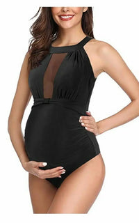 Maillot de Bain de Maternité Noir