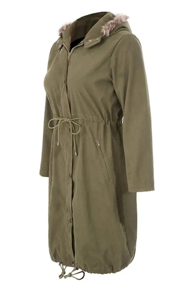 Manteau de Portage Femme à Capuche