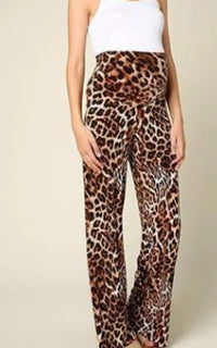 Pantalon de Grossesse Fluide Imprimé