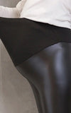 Pantalon Grossesse Simili Cuir