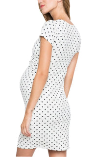 Robe Allaitement à Pois