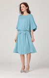 Robe Allaitement Chic Bleue