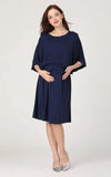 Robe Allaitement Chic Bleue