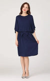 Robe Allaitement Chic Bleue