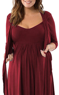 Robe de Grossesse Casual Courte