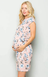 Robe de Grossesse Rose Floral
