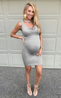 Robe de Soirée Grossesse Soie