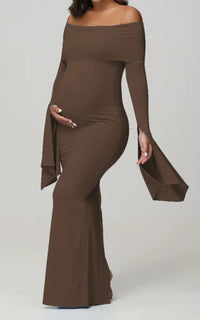 Robe de Soirée Longue Grossesse