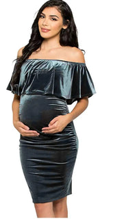 Robe Grossesse en Velours