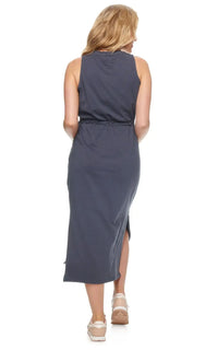Robe Grossesse Grise Fendue