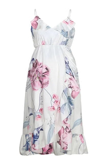 Robe Grossesse Imprimé Floral Col V