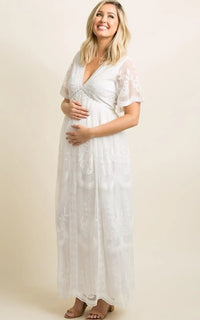 Robe Longue Dentelle Grossesse