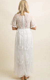 Robe Longue Dentelle Grossesse
