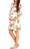 Robe Midi Grossesse Habillé Imprimé Floral