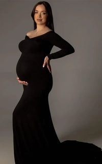 Robe Moulante Grossesse Shooting