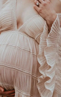 Robe Shooting Grossesse Bohème en Mousseline