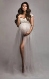 Robe Shooting Grossesse en Tulle