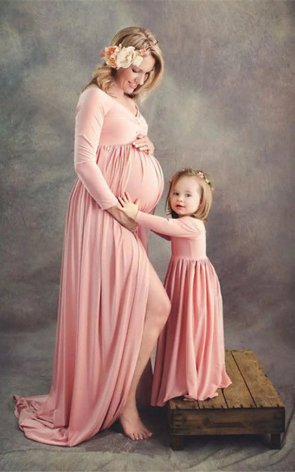 Robe Shooting Grossesse Mère Fille