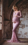 Robe Shooting Grossesse Sirène