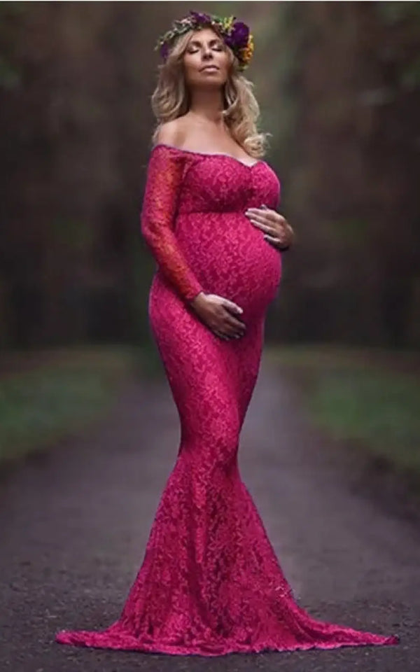 Robe Shooting Grossesse Sirène