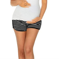 Short Grossesse Noir à Rayures