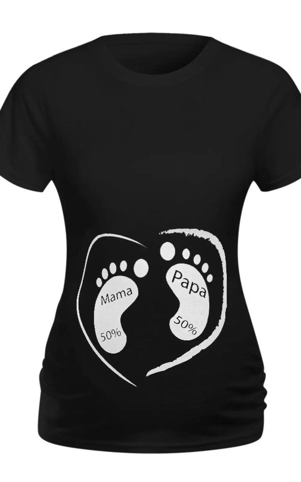T Shirt Grossesse Empreinte